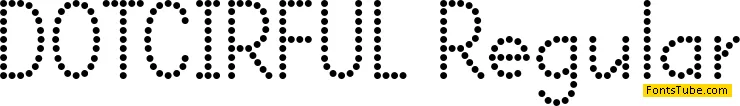 DOTCIRFUL Font Family