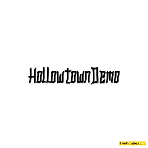 Hollowtown Free Font