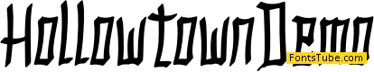 Hollowtown Free Font
