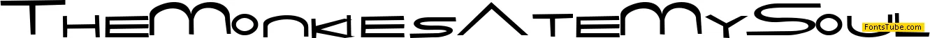The Monkies Ate My Soul Font