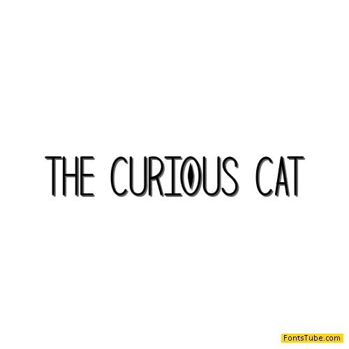 The Curious Cat Font
