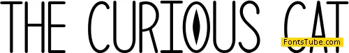 The Curious Cat Font