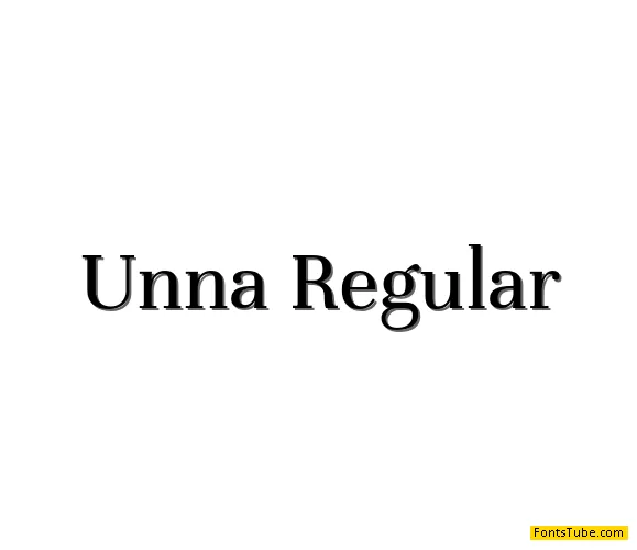 Unna Font