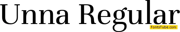 Unna Font