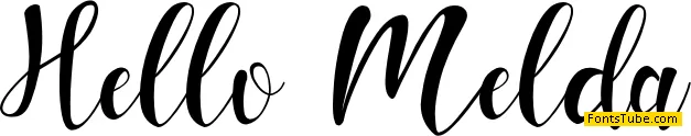 Hello Melda Font
