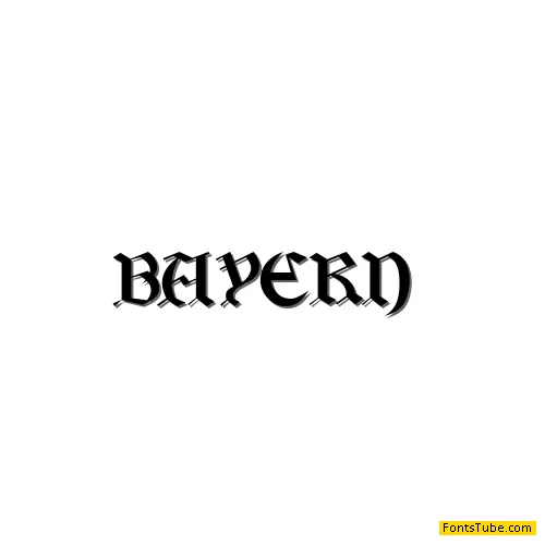 Bayern Font