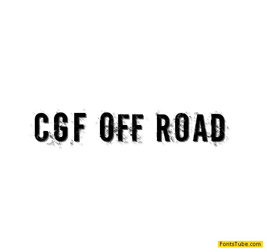 CGF Off-Road Font