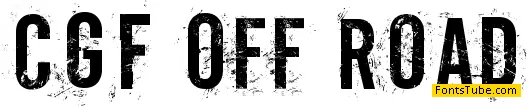 CGF Off-Road Font