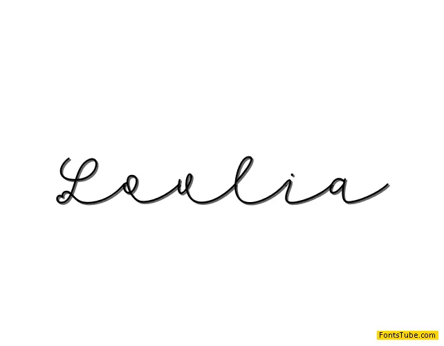 Lovlia Font