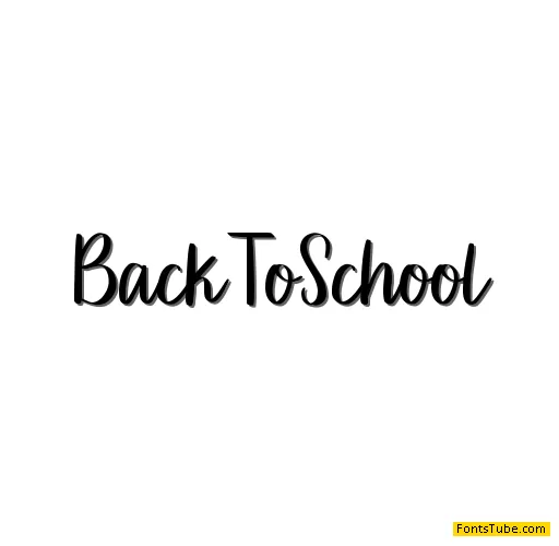 Back to School