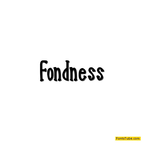 Fondness Font