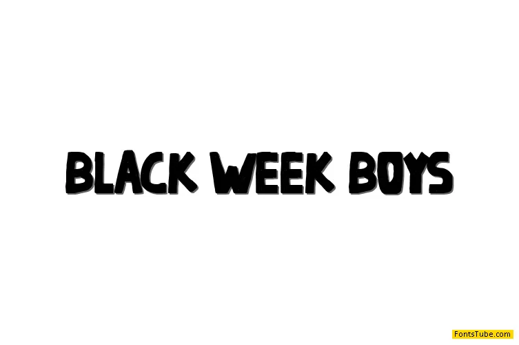 Black Week Boys