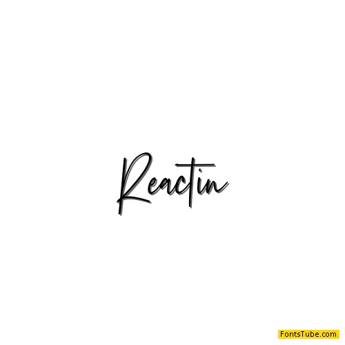 Reactin Font