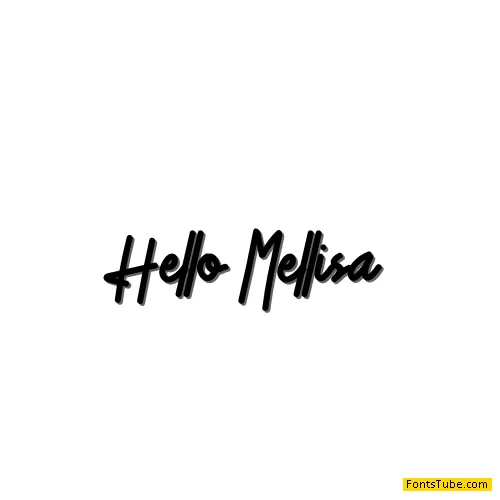 Hello Mellisa Font