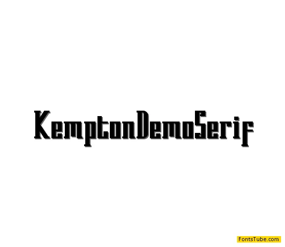 Kempton Demo Font Family