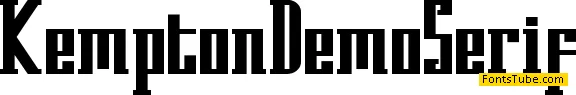 Kempton Demo Font Family