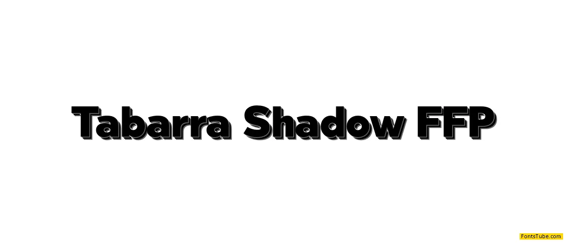 Tabarra Shadow Font Family