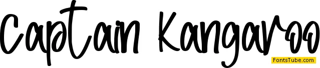Captain Kangaroo - Personal Use Font