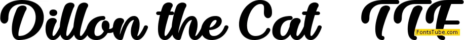 Dillon the Cat Font
