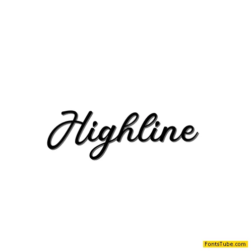 highline Font