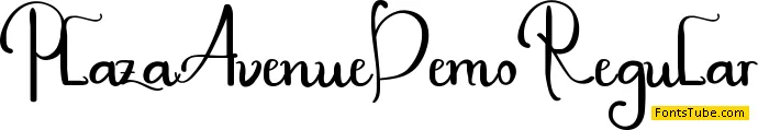 Plaza Avenue Demo Font
