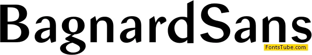Bagnard Sans Font