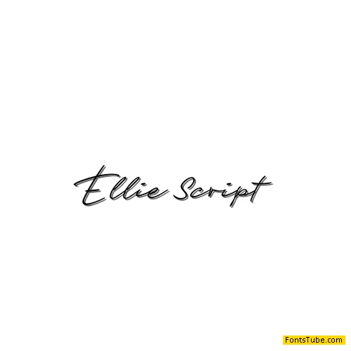 Ellie Script Font