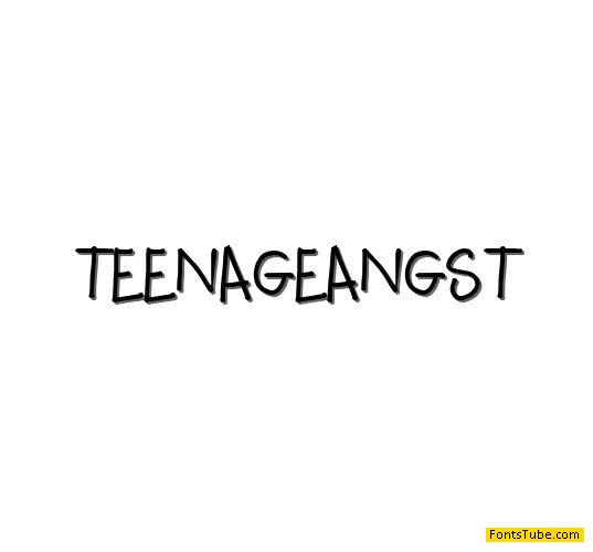 Teenage Angst Font