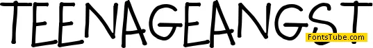 Teenage Angst Font