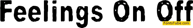 Feelings On / Off Font