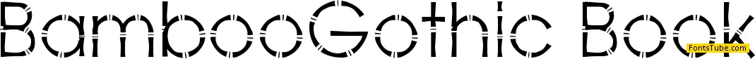 Bamboo Gothic Font