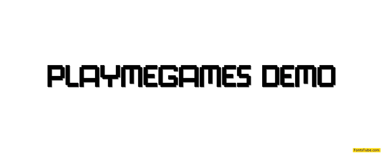 PlayMeGames Font