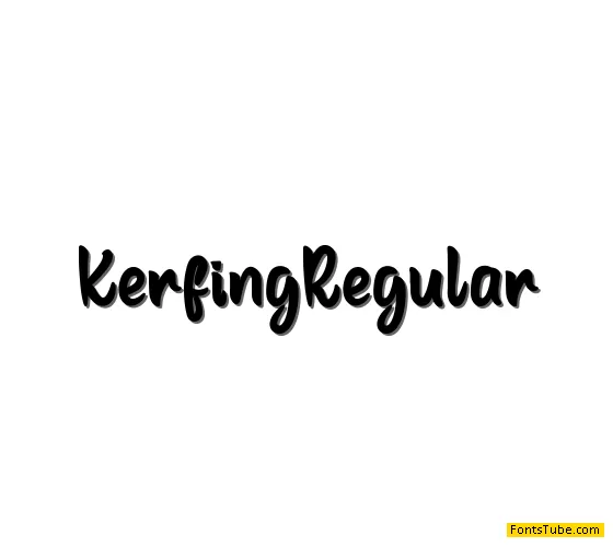 Kerfing Font