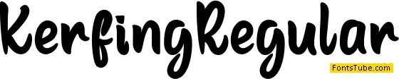 Kerfing Font