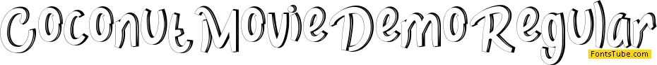 Coconut Movie Demo Font Family