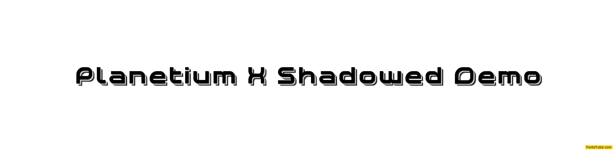 Planetium-X Font Family