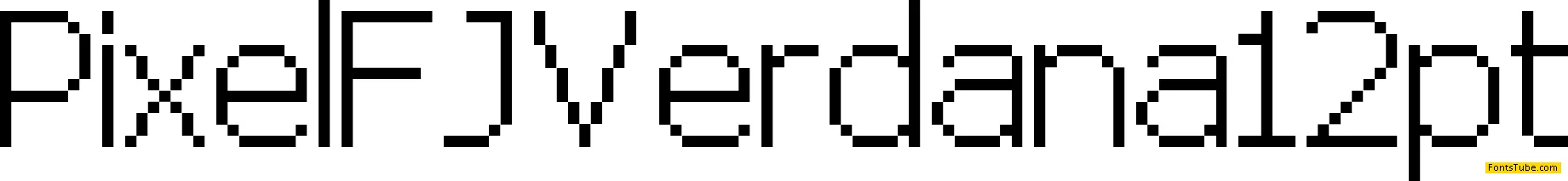 Pixel FJVerdana 12pt Font