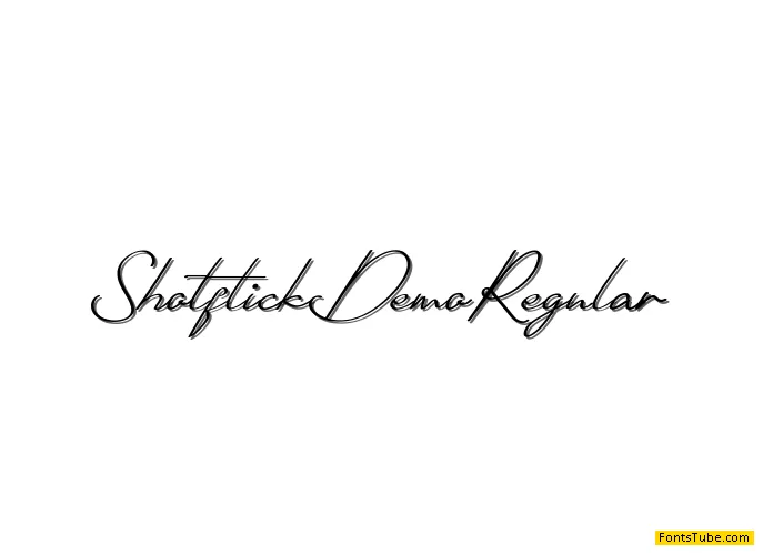 Shotflick Demo Font