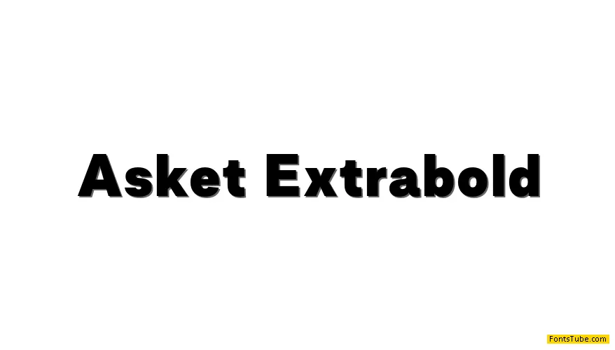 Asket Font Family