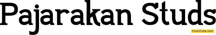 Pajarakan Studs Font
