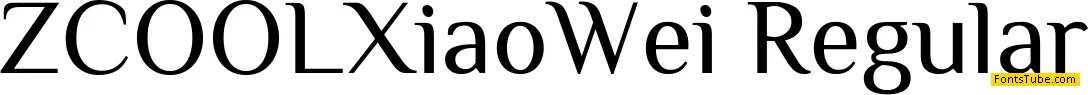 ZCOOL XiaoWei