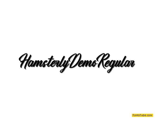 Hamsterly Demo Font