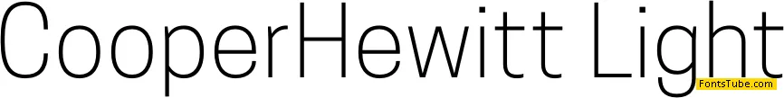 Cooper Hewitt Font Family