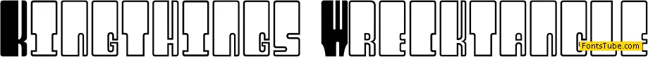 Kingthings Wrecktangle Font
