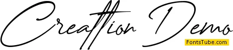 Creattion Demo Font