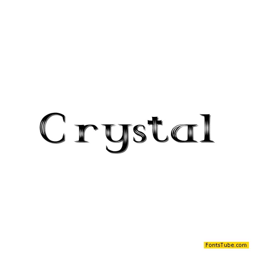 Crystal Font