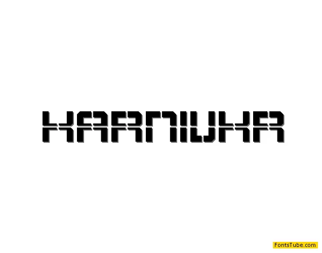 Karnivore Krate Font