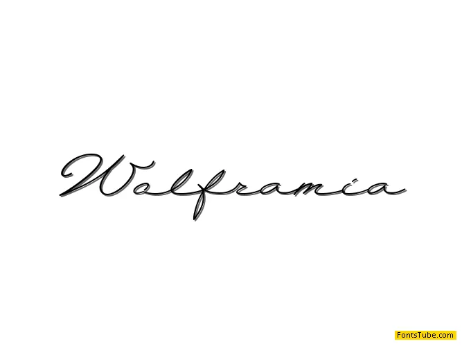 Wolframia Font