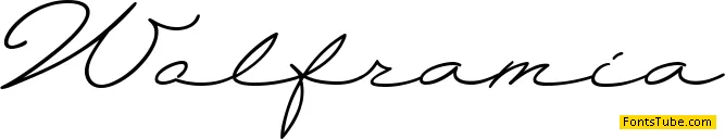 Wolframia Font