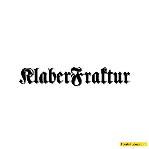 Klaber Fraktur Font